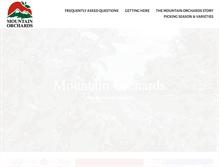 Tablet Screenshot of mountainorchards.ca